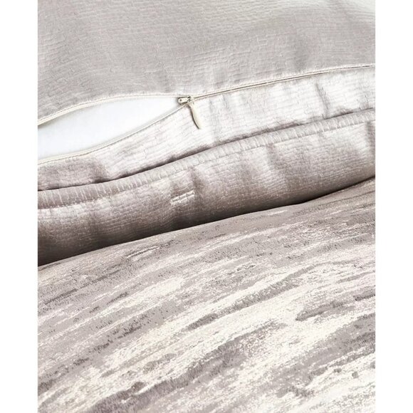 Hotel Collection Impasto Stone 3 Piece Duvet Cover Set King MSRP $550 - Picture 5 of 6